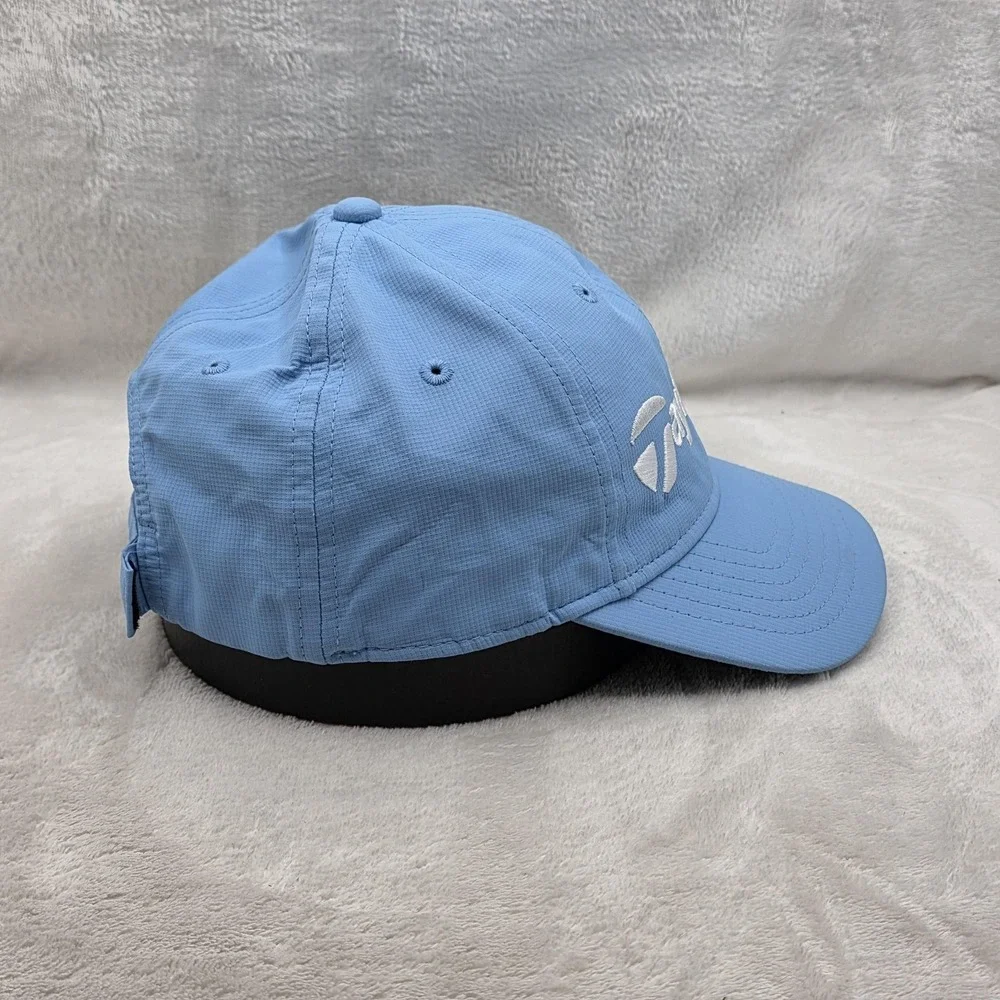 Taylormade Hat Cap Strap Back Blue White Edgewood Golf Logo Club Golfer‎ Mens
